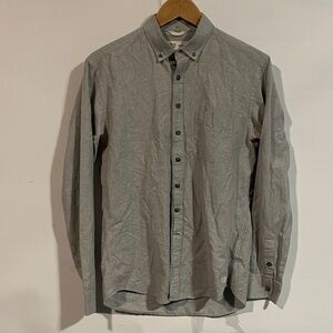 Frank & Oak Men's Gray Button-Up Shirt